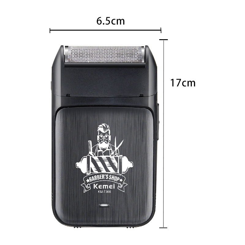 kemei electric shaver, portable, high-power reciprocating mini shaver, USB charging shaver