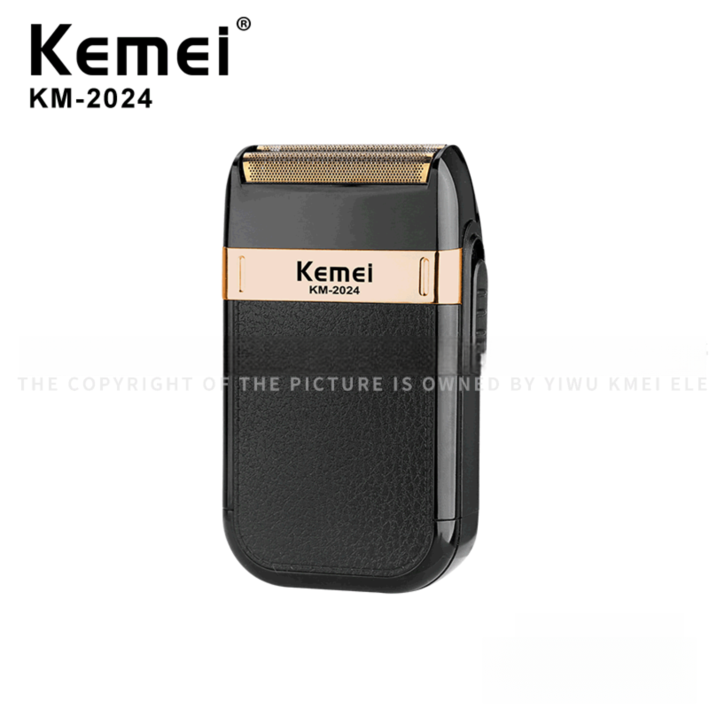 KEMEI KM-2024 Mini Portable Rechargeable Beard Razor Travel Razor