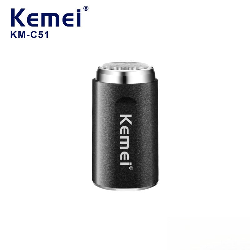 KEMEI electric men's shaving Razor, Mini Travel Portable beard Razor, Rechargeable shaving razor
