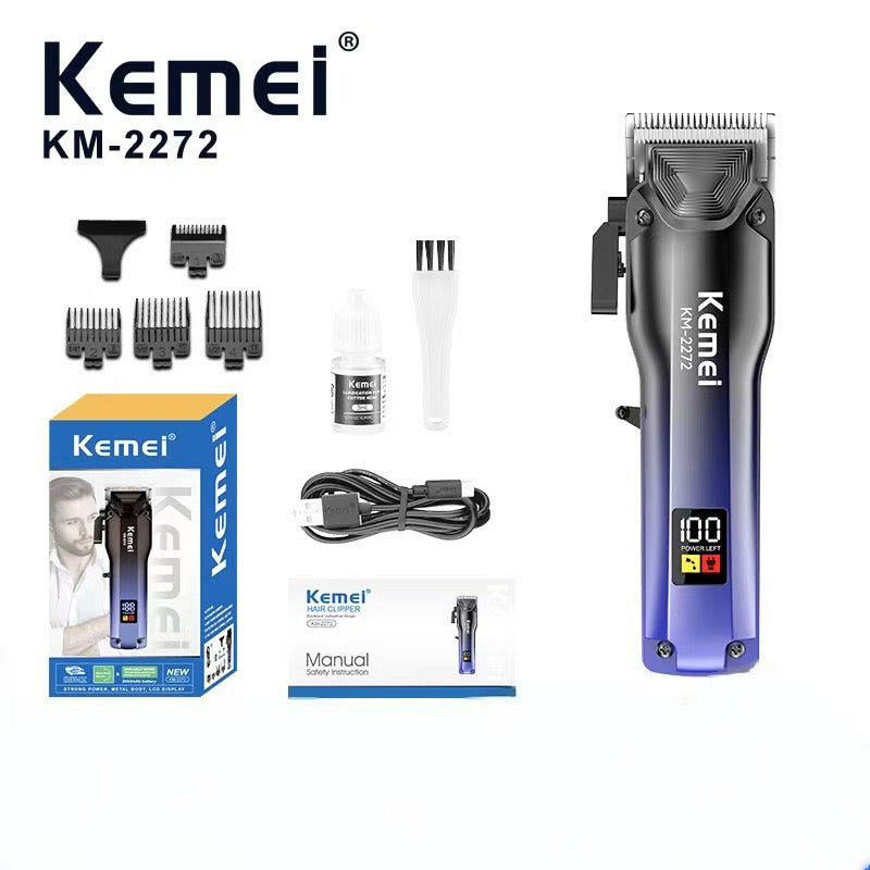 Kemei KM-2272 New Hair Salon Gradient Barber Professional Electric Pusher Cross-border