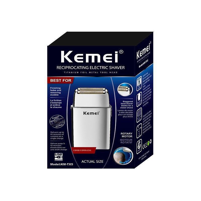 Kemei KM-TX5 Metal Body Electric Beard Trimmer