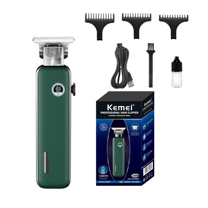 Kemei KM-5098 Electric Shaving Tool LED Logo Compact Salon Use