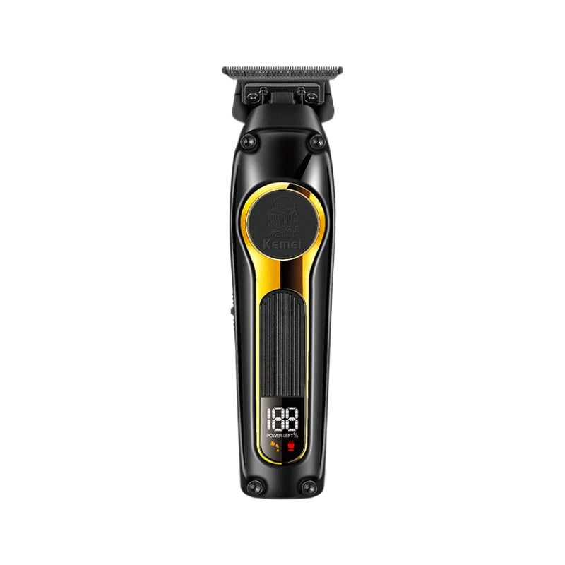 KEMEI Pro Clipper & Trimmer - High-Speed Digital Display with Long-Lasting Engraving/Styling Kit 精简逻辑: