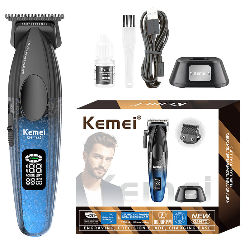 Kemei Professional LCD Hair Clipper for Salons
