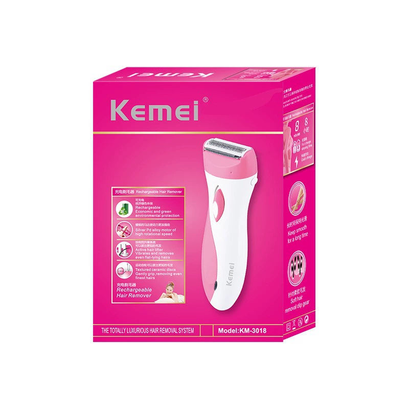 Kemei KM-3018 Painless Electric Hair Remover for Women