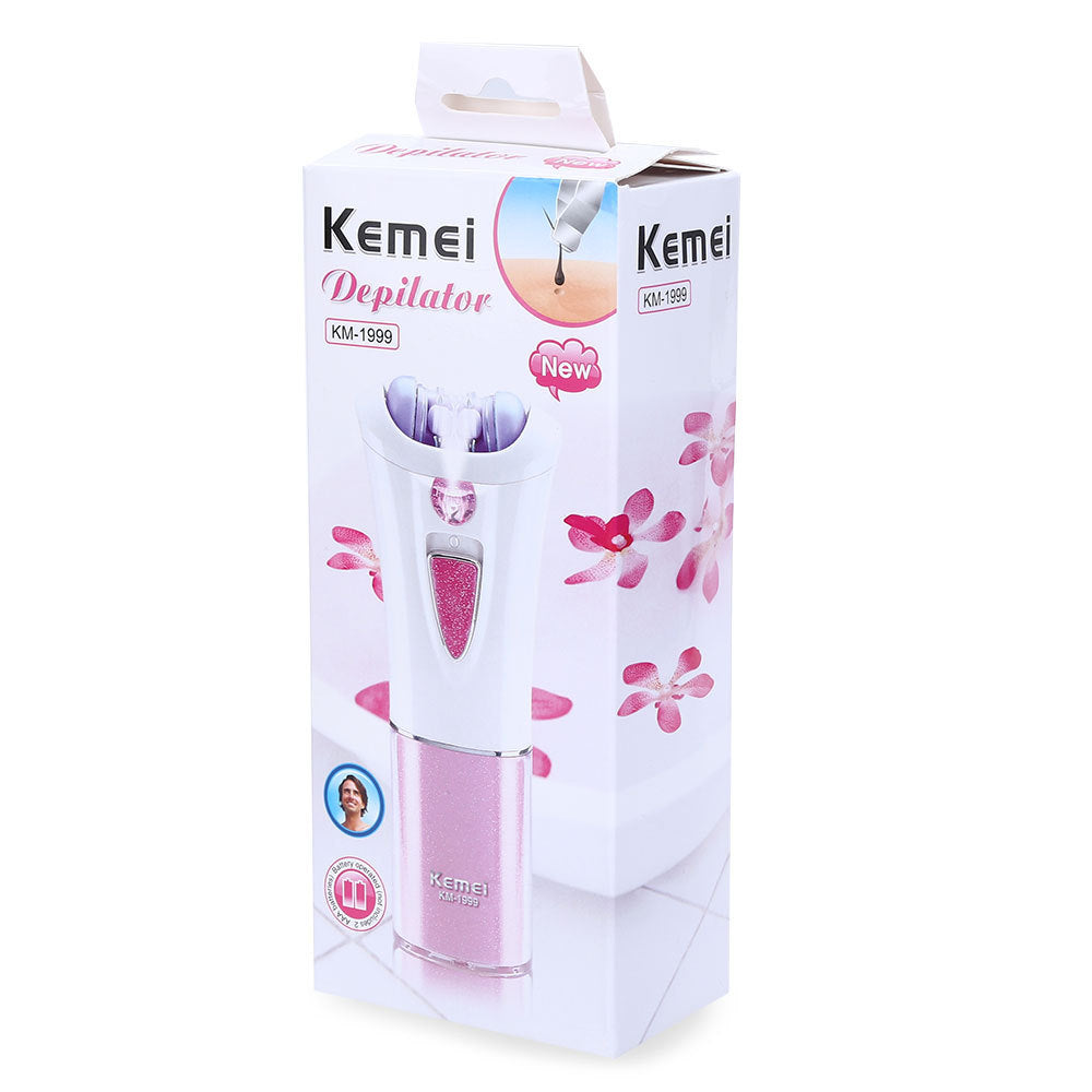 Kemei KM-1999 Portable Women's Electric Hair Remover