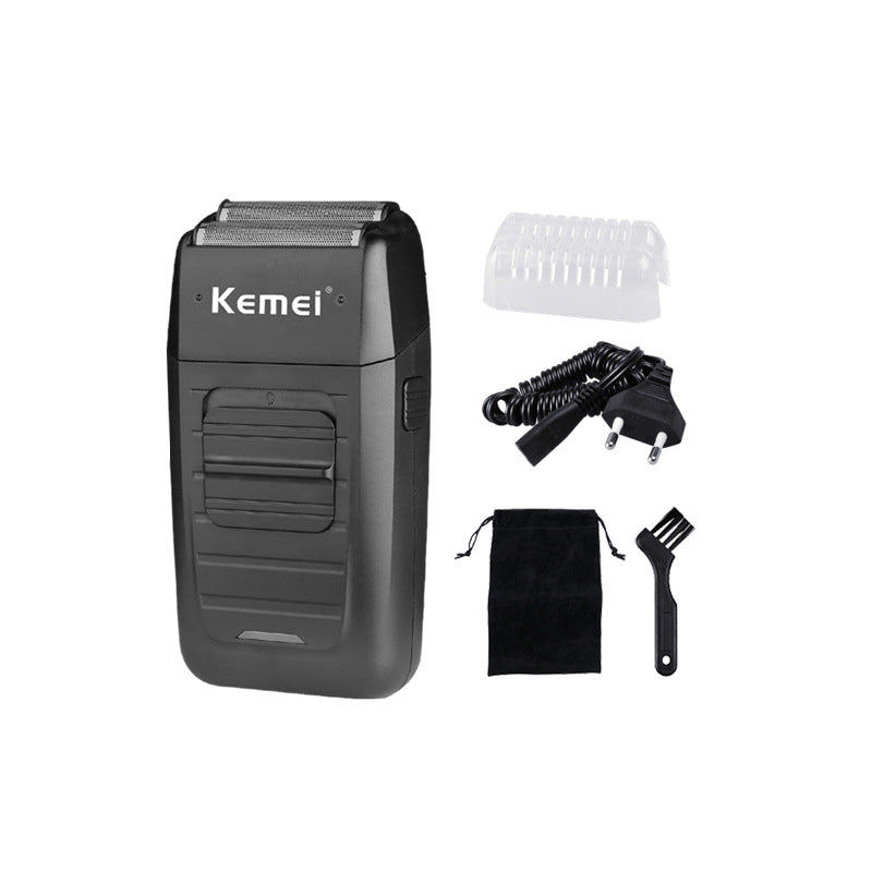 KEMEI KM-1102 reciprocating double-mesh shaver, bald shaver, sideburn shaver, razor