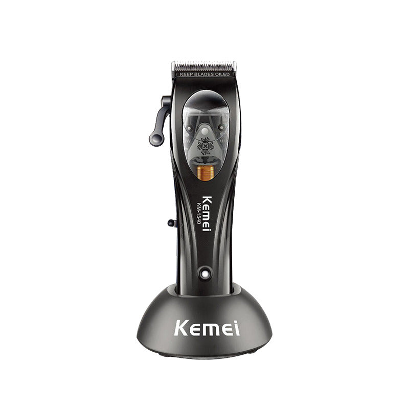 Kemei Salon-Pro Clipper: Fast Charge, Digital Display, Styling & Engraving Tools