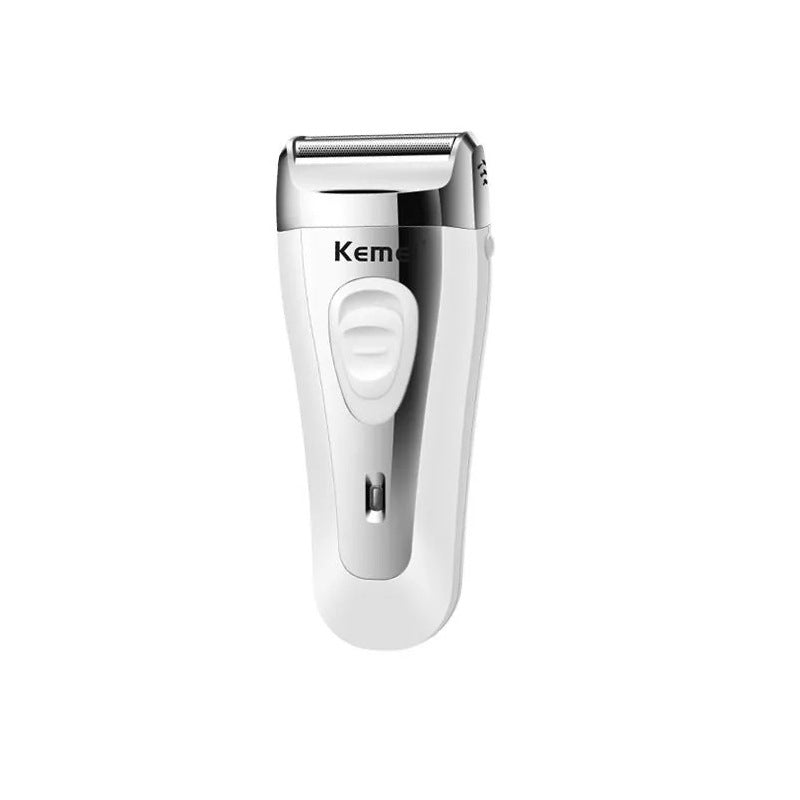 Kemei Dual Blades Electric Shaver for Men - USB Rechargeable Precision