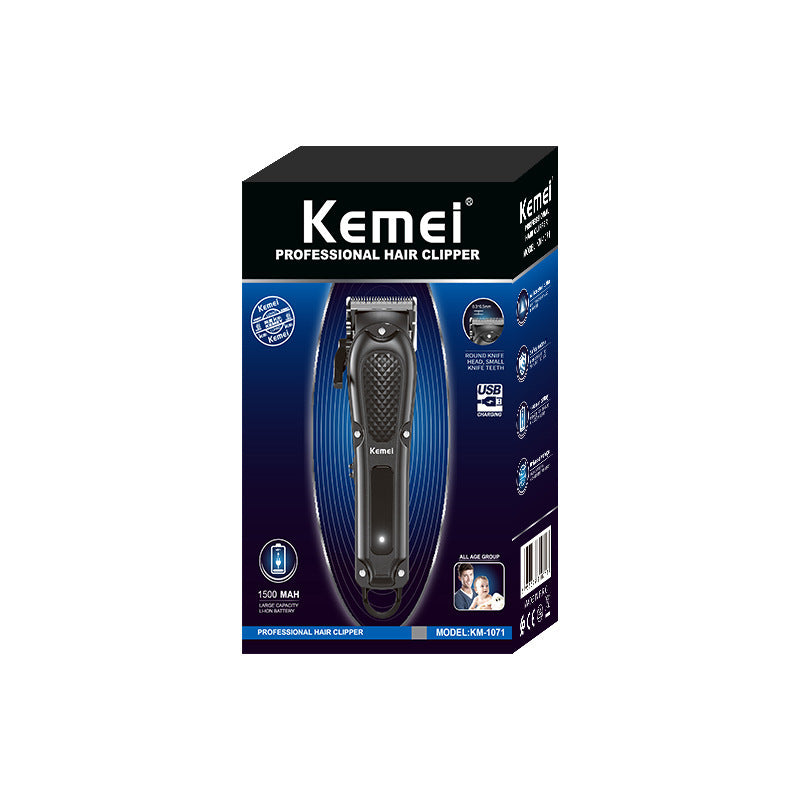 New Kemei KM-1071 Electric Hair Clipper, Professional Oil Hair Trimmer, Ideal for Barbers