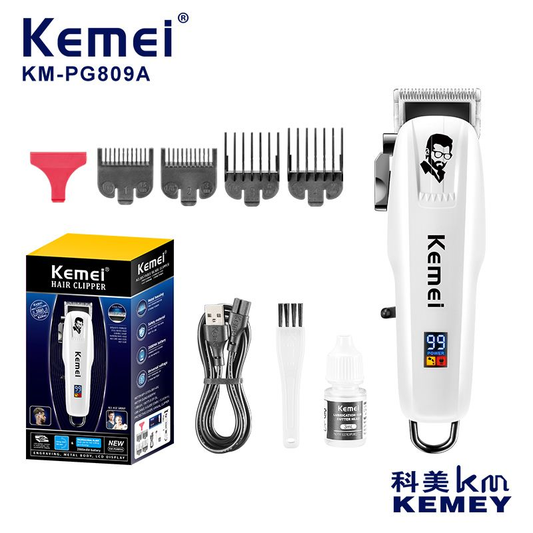 Kemei Professional Electric Clipper - Salon & Home Precision Cutting