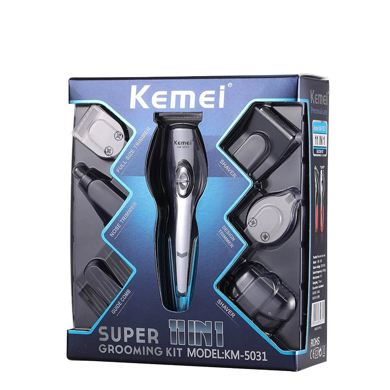 Kemei KM-5031 5-in-1 Electric Hair Clipper Set