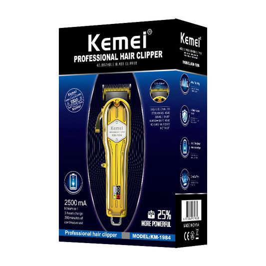 Kemei KM-1984 Metal Adjustable Electric Hair Clipper