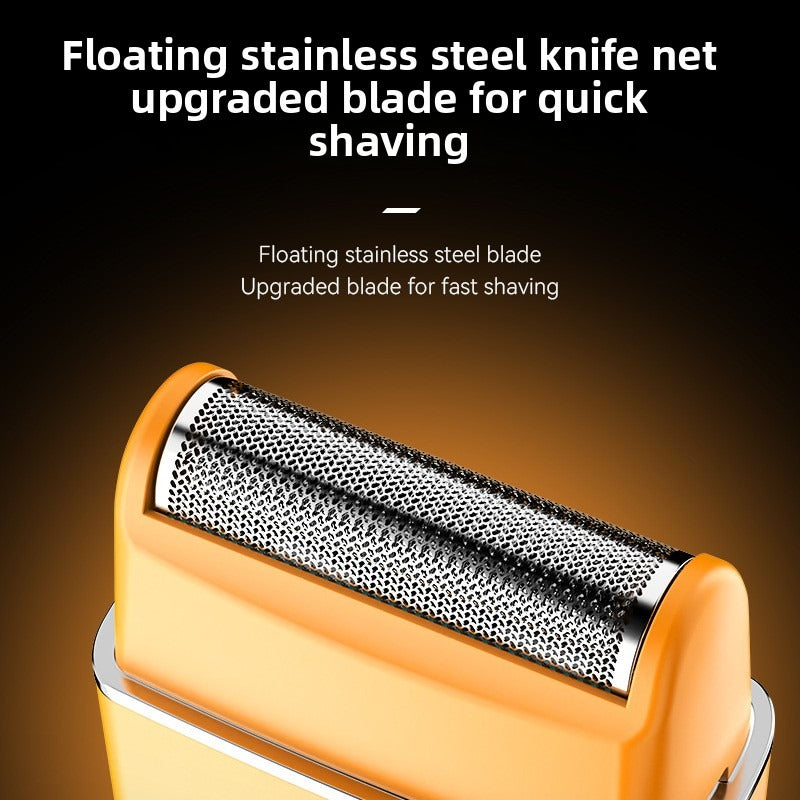 Kemei's best-selling portable fast-charging shaver, reciprocating electric single-mesh mini shaver, provides powerful and clean shaving
