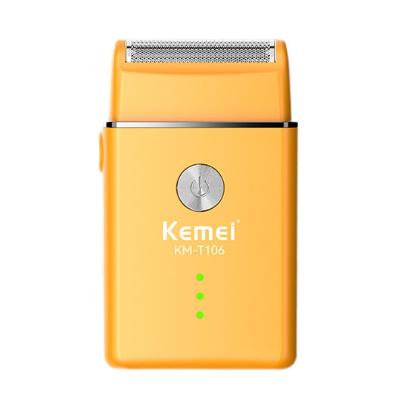 Kemei's best-selling portable fast-charging shaver, reciprocating electric single-mesh mini shaver, provides powerful and clean shaving
