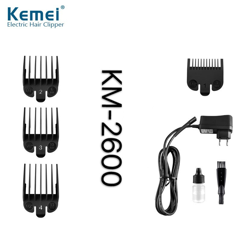 Kemei High-Power Retro Electric Clipper for Home & Salon