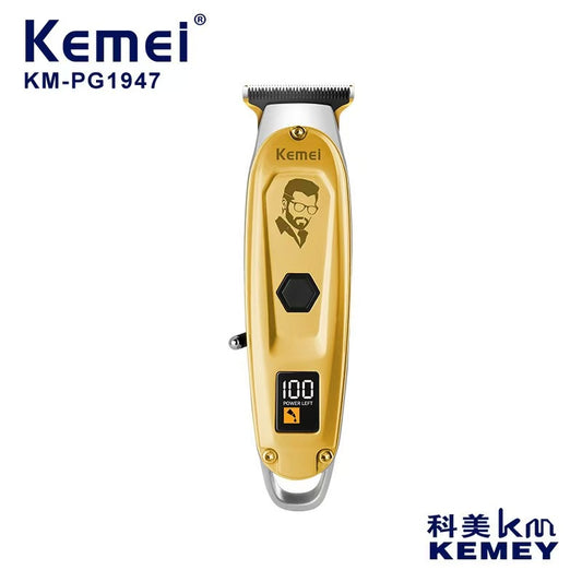 Kemei KM-PG1947 Salon Pro Electric Clipper Silent Oil Carving
