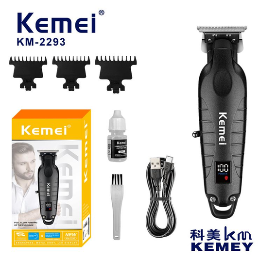 Kemei Electric Clipper for Bald Head & Precision Shaving - Salon & Home Use