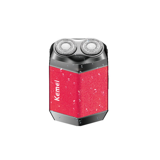 Kemei Mini Shaver - Washable Dual Mesh Blades, Skin-Friendly Wet/Dry Trimmer