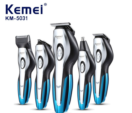 Kemei KM-5031 5-in-1 Electric Hair Clipper Set