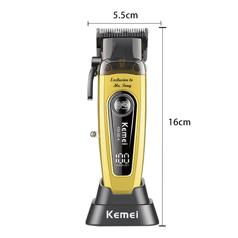 Kemei Professional Hair Clipper with DLC Blade - Men's Salon & Home Use