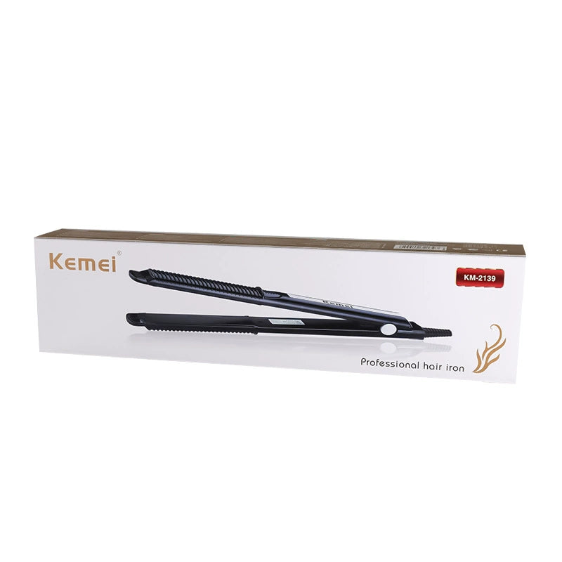 Kemei KM-2139 Hair Straightener Corn Splint No Damage