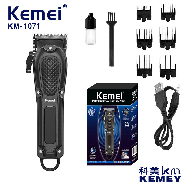 New Kemei KM-1071 Electric Hair Clipper, Professional Oil Hair Trimmer, Ideal for Barbers