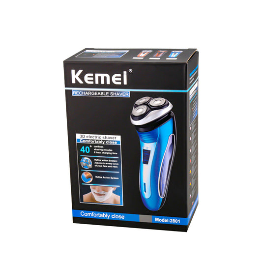 Kemei KM-2801 Electric Razor with Floating Triple Head