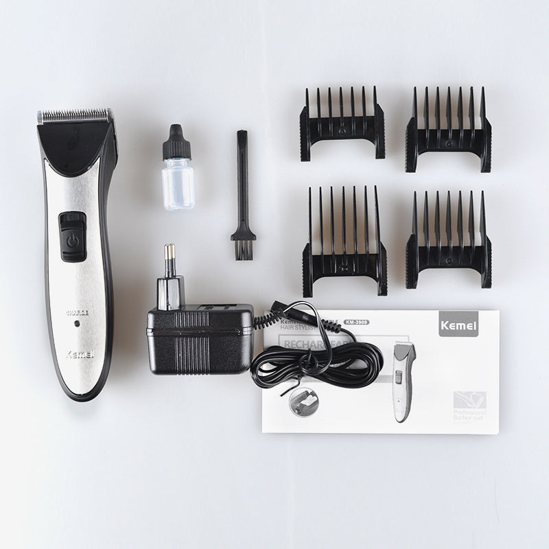 Cross-border Kemei KM-3909 Electric Hair Clipper Barber Stylist Oil Head Bald Trimmer