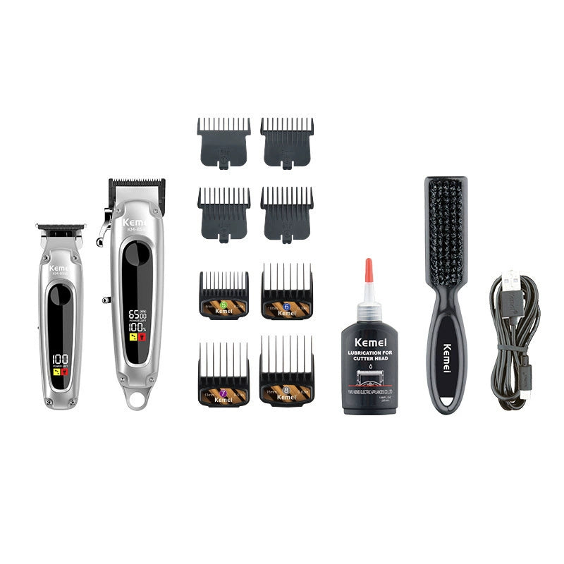 New Kemei KM-8540 High Power Electric Hair Clipper Set Head Shaving Oil Head Salon Special