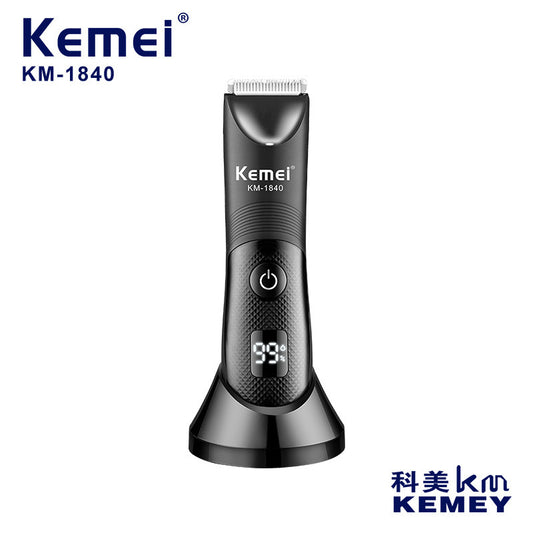 Kemei KM-1840 Waterproof Electric Hair Shaver for Men Women