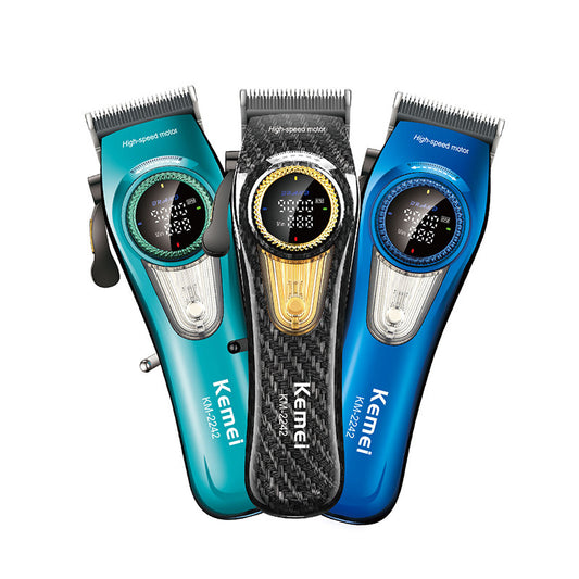 KM-2242 Professional Electric Hair Clipper & Trimmer - High-Torque Oil-Enhanced Head