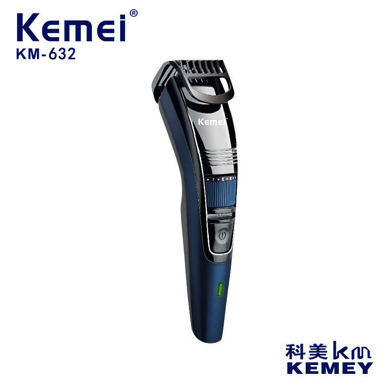 Kemei KM-632 10-Speed Electric Hair Clipper with Comb