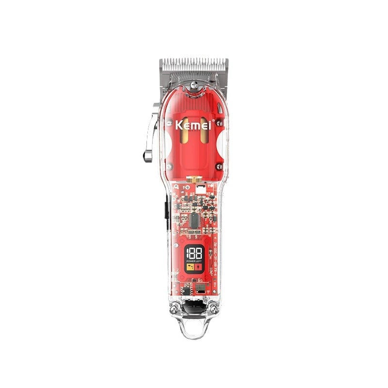 Kemei KM-1761 Professional Transparent High Power Barber Hair Clipper