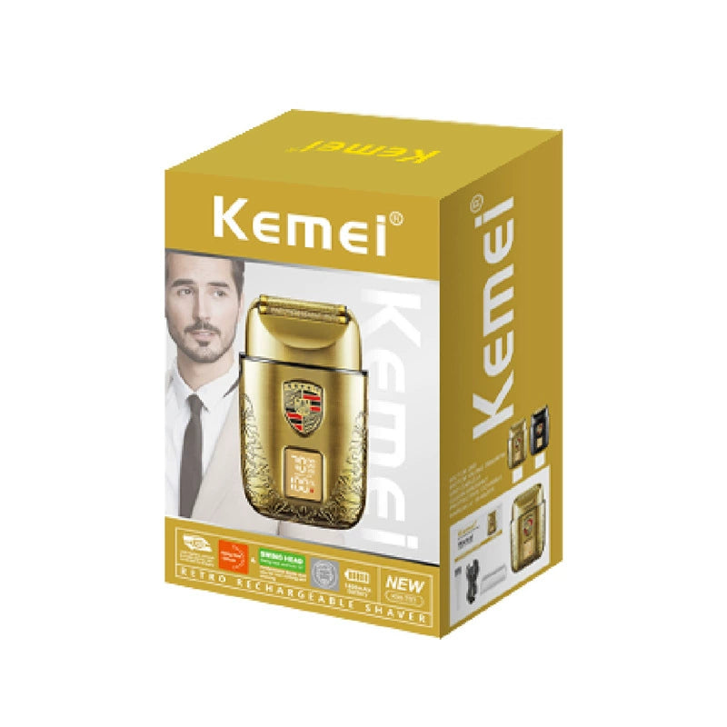 Kemei Mini Shaver - Floating LCD & Metal Body