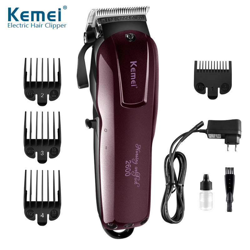 Kemei High-Power Retro Electric Clipper for Home & Salon