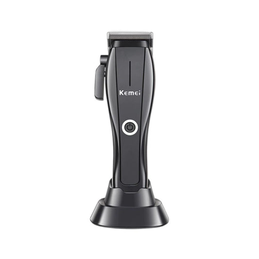 Kemei Salon-Pro Clipper - Oil Engraving, Charging Dock & Multi-Speed Long Life