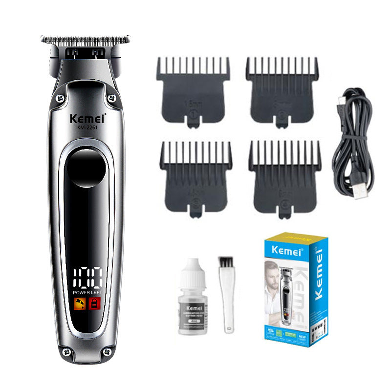 Kemei KM-2261 Electric Clipper Digital Oil Engraving Special