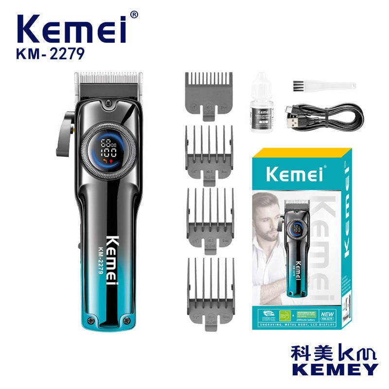 Kemei KM-2279 Pro Elec Hair Clipper - Barber Shop Use