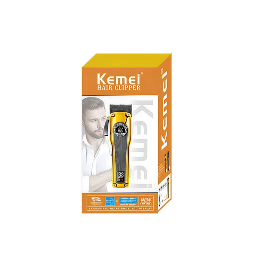 Kemei KM-1855 Electric Clipper Head Shaving Oil Engraving