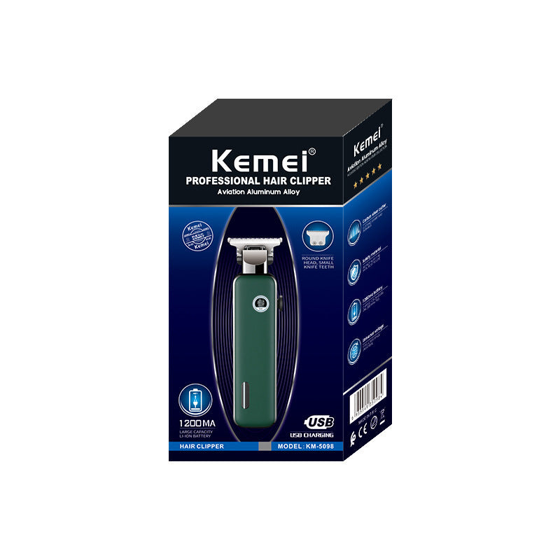 Kemei KM-5098 Electric Shaving Tool LED Logo Compact Salon Use