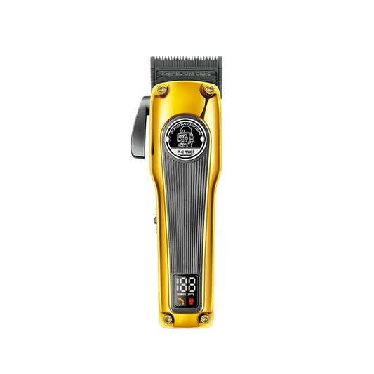 Kemei Pro Clipper - Powder Blades, LCD Display & Fast Charge