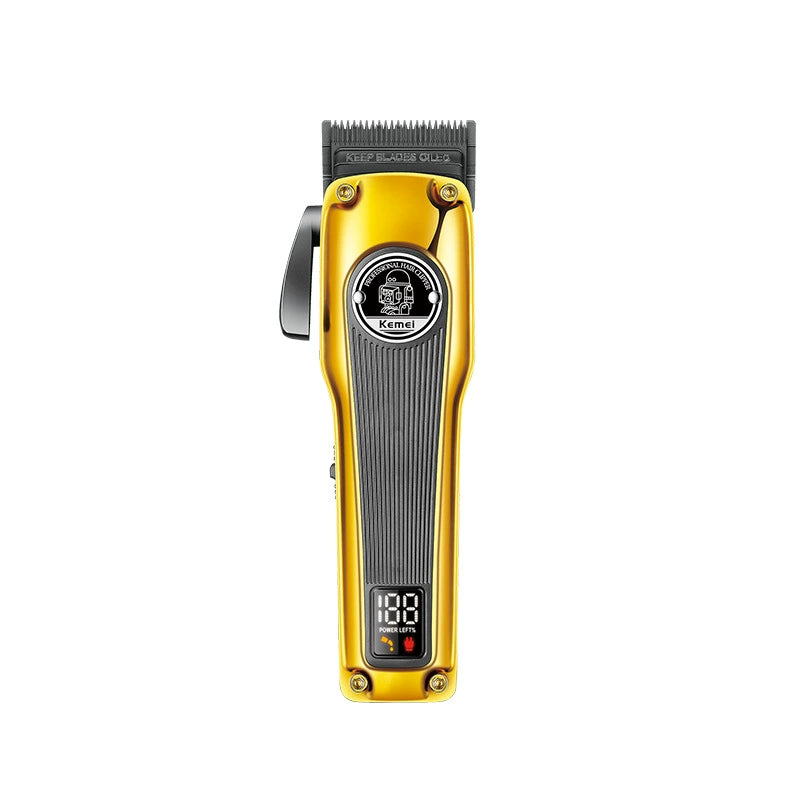 Kemei Pro Clipper - Powder Blades, LCD Display & Fast Charge