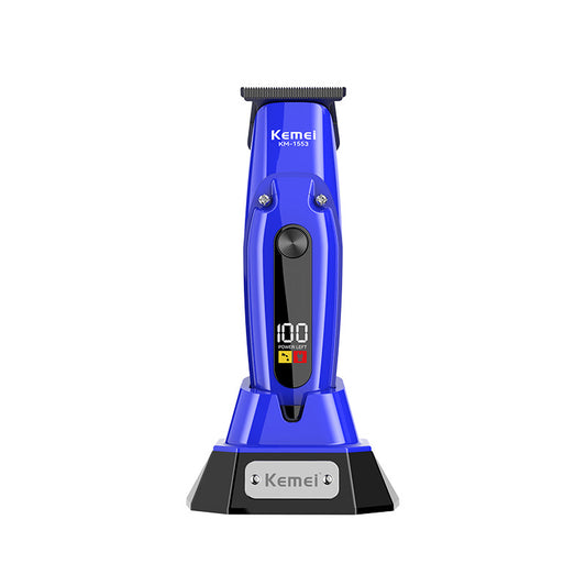 Kemei Professional Salon-Grade Smart Digital Clipper with Charging Base